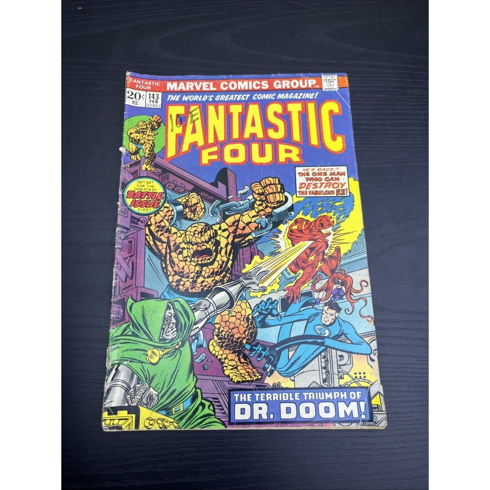Fantastic Four #143 Marvel Comics Feb 1974 Bronze Age Comic - Picture 1 of 10
